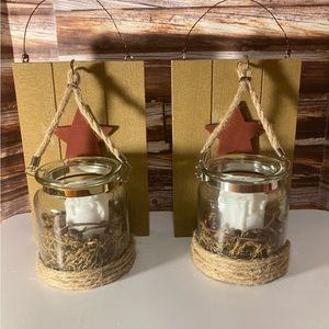 Primitive hanging lights